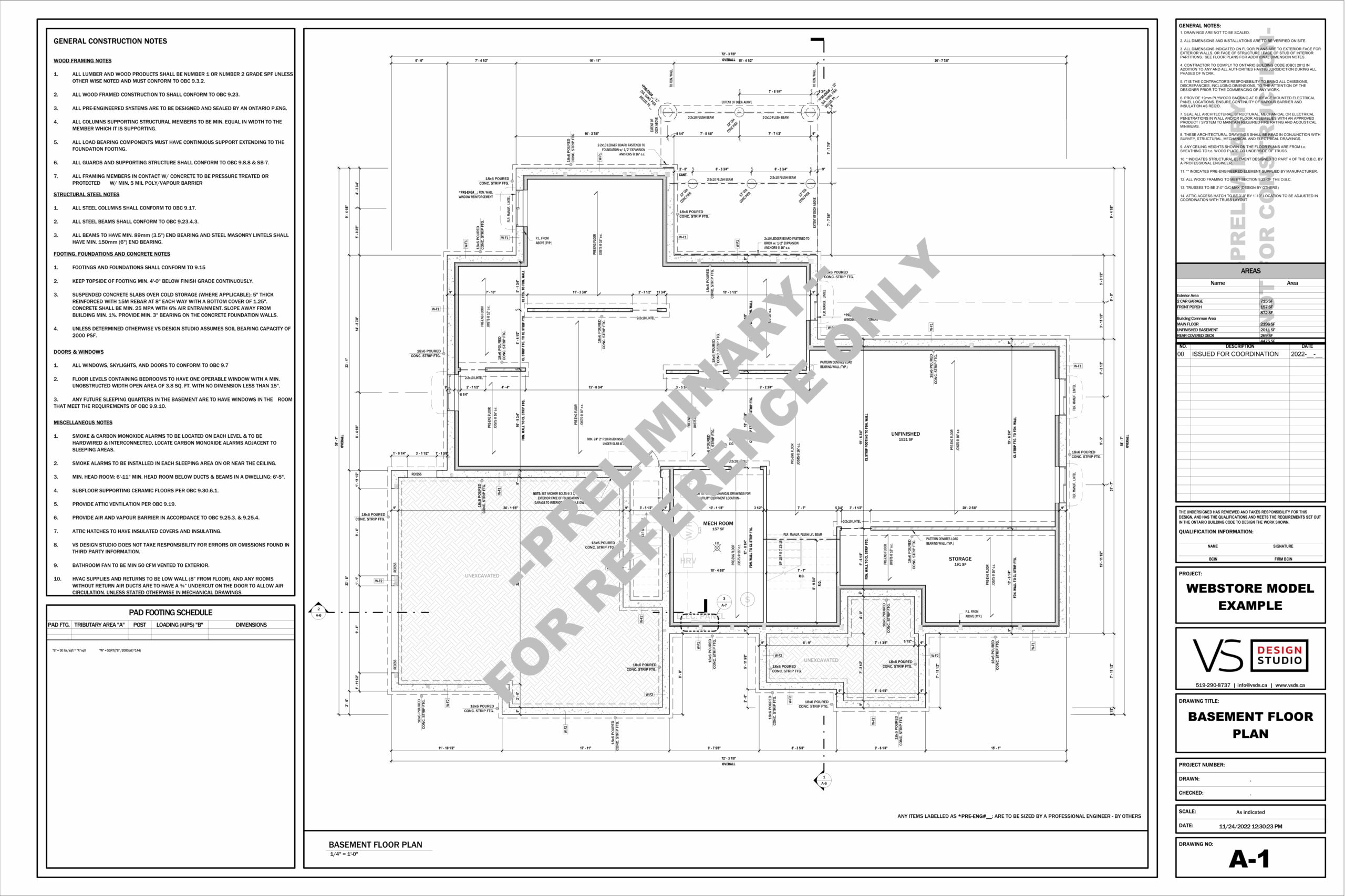 WORKING DRAWINGS EXAMPLE-2