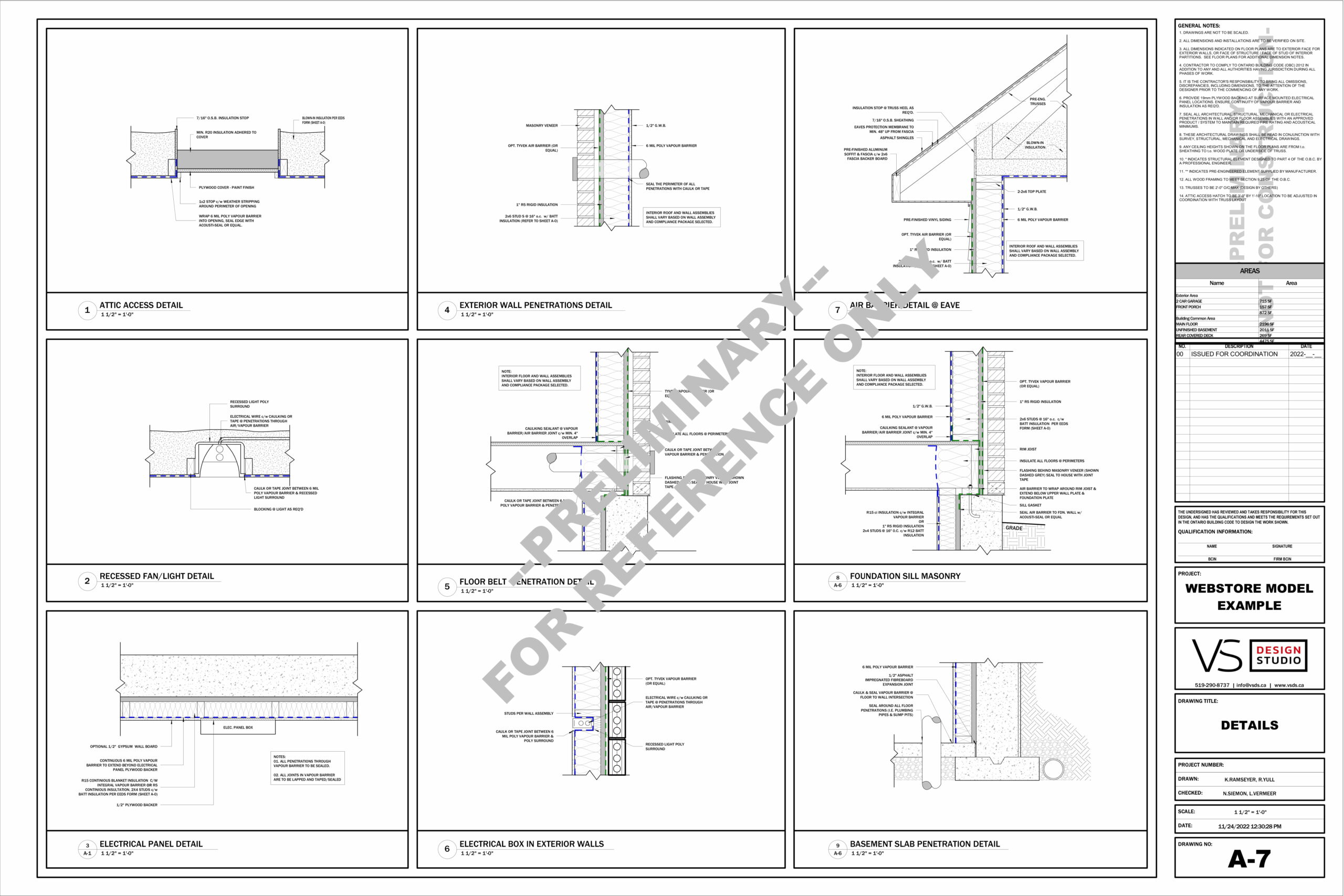 WORKING DRAWINGS EXAMPLE-8